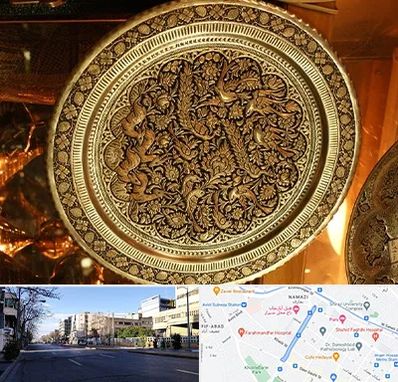 آموزشگاه قلم زنی در خیابان ملاصدرا شیراز 