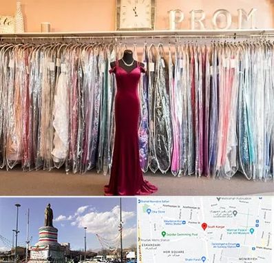 مزون لباس در کارگر جنوبی