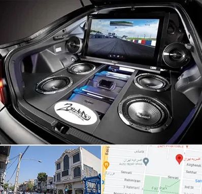 فروش سیستم صوتی خودرو در افسریه 