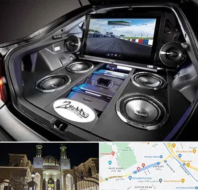 فروش سیستم صوتی خودرو در زرگری شیراز 