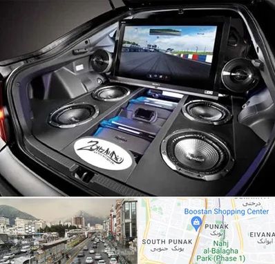 فروش سیستم صوتی خودرو در پونک 
