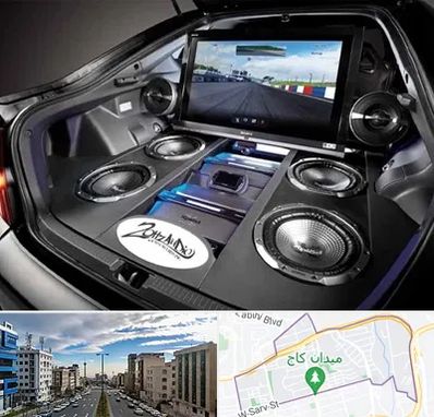 فروش سیستم صوتی خودرو در سعادت آباد 