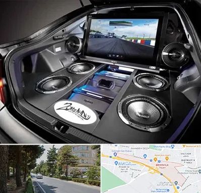 فروش سیستم صوتی خودرو در مهرویلا کرج 