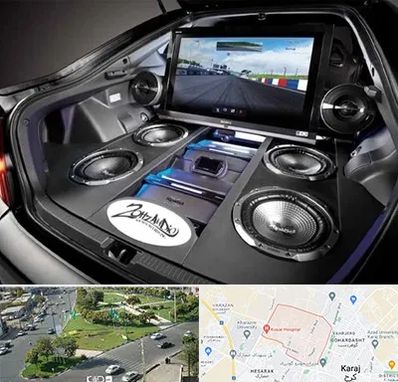 فروش سیستم صوتی خودرو در شاهین ویلا کرج 