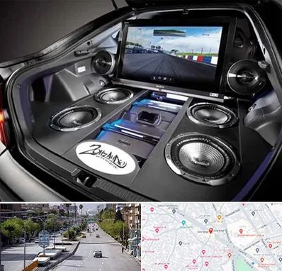 فروش سیستم صوتی خودرو در خیابان زند شیراز 