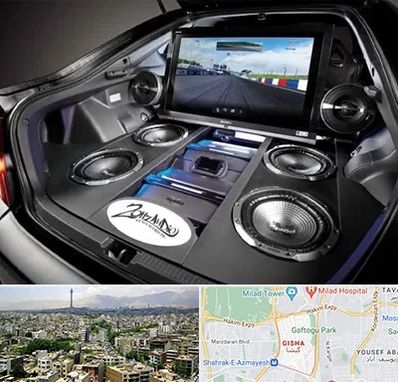 فروش سیستم صوتی خودرو در گیشا 