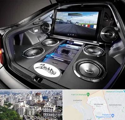 فروش سیستم صوتی خودرو در ولنجک 