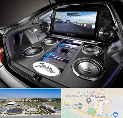 فروش سیستم صوتی خودرو در ملارد