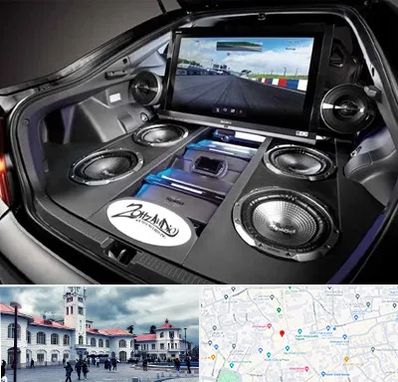 فروش سیستم صوتی خودرو در میدان شهرداری رشت 