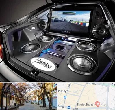 فروش سیستم صوتی خودرو در تربیت تبریز