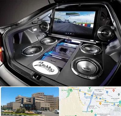 فروش سیستم صوتی خودرو در صیاد شیرازی مشهد 