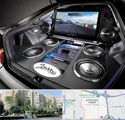 فروش سیستم صوتی خودرو در آپادانا