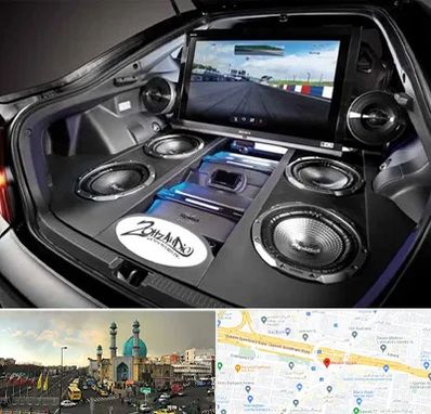 فروش سیستم صوتی خودرو در رسالت 