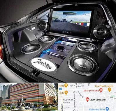 فروش سیستم صوتی خودرو در سهروردی 