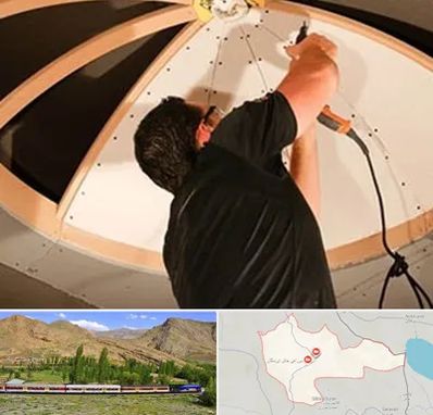 نصاب سقف کاذب در خاش