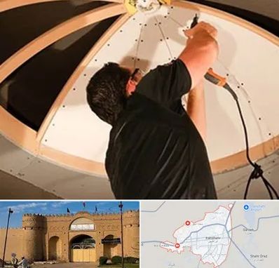 نصاب سقف کاذب در ایرانشهر