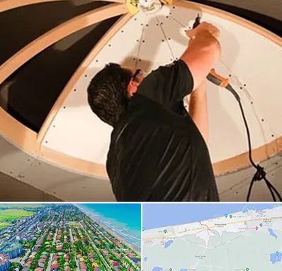 نصاب سقف کاذب در فریدونکنار