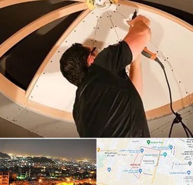 نصاب سقف کاذب در مارلیک کرج 