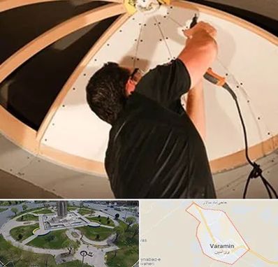 نصاب سقف کاذب در ورامین