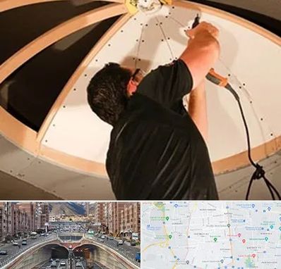 نصاب سقف کاذب در منطقه 10 تهران 