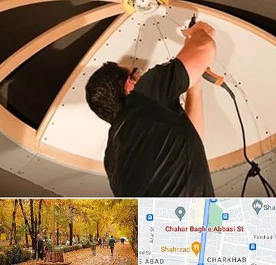 نصاب سقف کاذب در چهارباغ اصفهان 