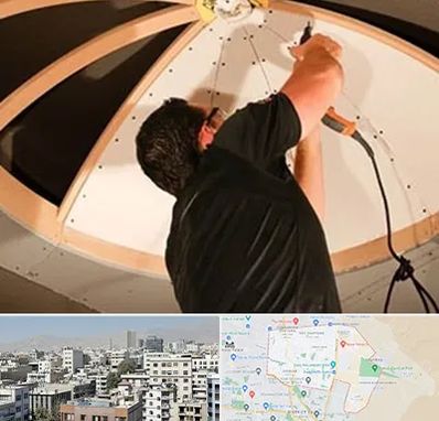 نصاب سقف کاذب در منطقه 14 تهران 