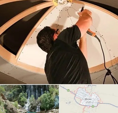 نصاب سقف کاذب در شیروان