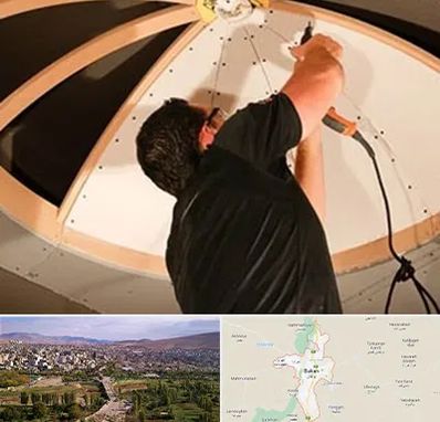 نصاب سقف کاذب در بوکان