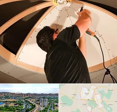 نصاب سقف کاذب در شهریار