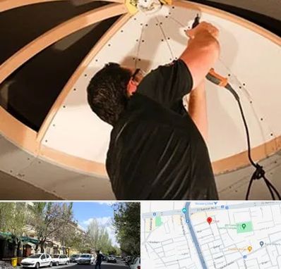 نصاب سقف کاذب در کوی فیروز تبریز