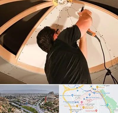 نصاب سقف کاذب در معالی آباد شیراز 