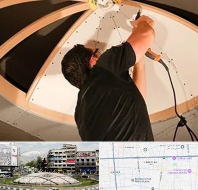 نصاب سقف کاذب در مرکز تهران