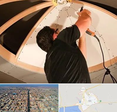 نصاب سقف کاذب در بندر ماهشهر