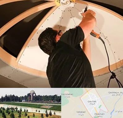 نصاب سقف کاذب در قرچک