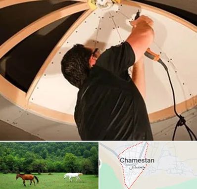 نصاب سقف کاذب در چمستان