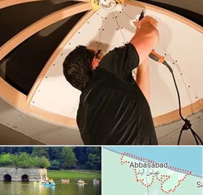 نصاب سقف کاذب در عباس آباد