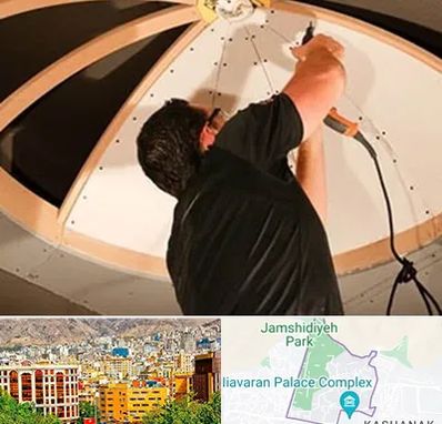 نصاب سقف کاذب در نیاوران 