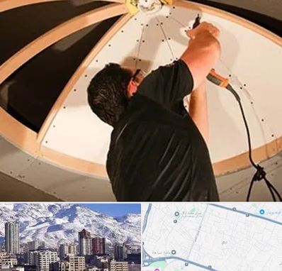 نصاب سقف کاذب در ازگل