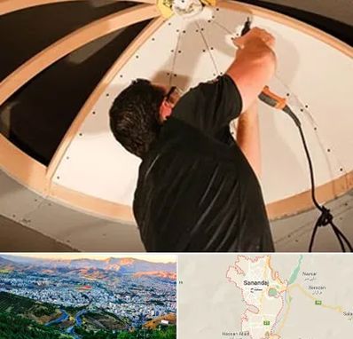 نصاب سقف کاذب در سنندج