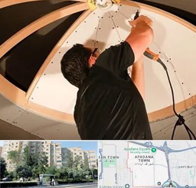 نصاب سقف کاذب در آپادانا