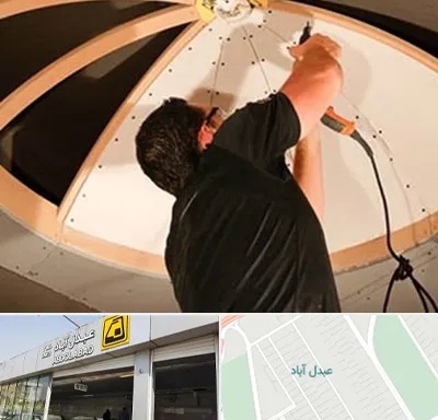 نصاب سقف کاذب در عبدل آباد