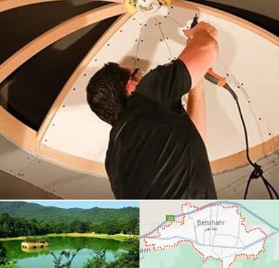 نصاب سقف کاذب در بهشهر