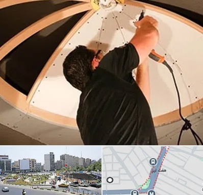 نصاب سقف کاذب در هفت تیر