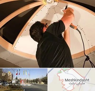 نصاب سقف کاذب در مشکین دشت