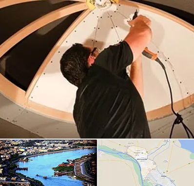 نصاب سقف کاذب در خرمشهر