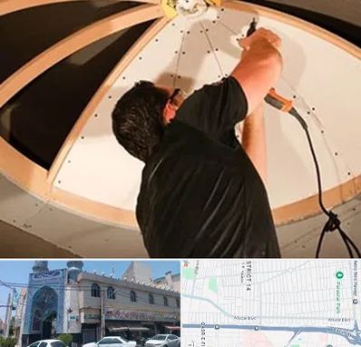 نصاب سقف کاذب در بلوار ابوذر