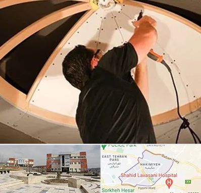 نصاب سقف کاذب در حکیمیه 