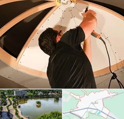 نصاب سقف کاذب در لنگرود