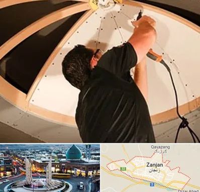 نصاب سقف کاذب در زنجان