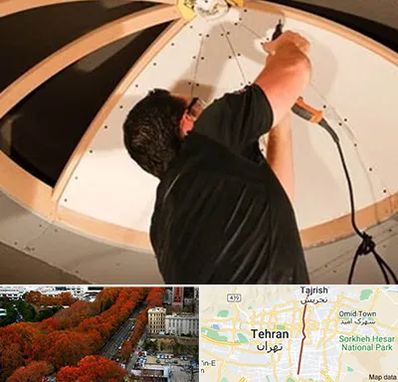 نصاب سقف کاذب در ولیعصر 